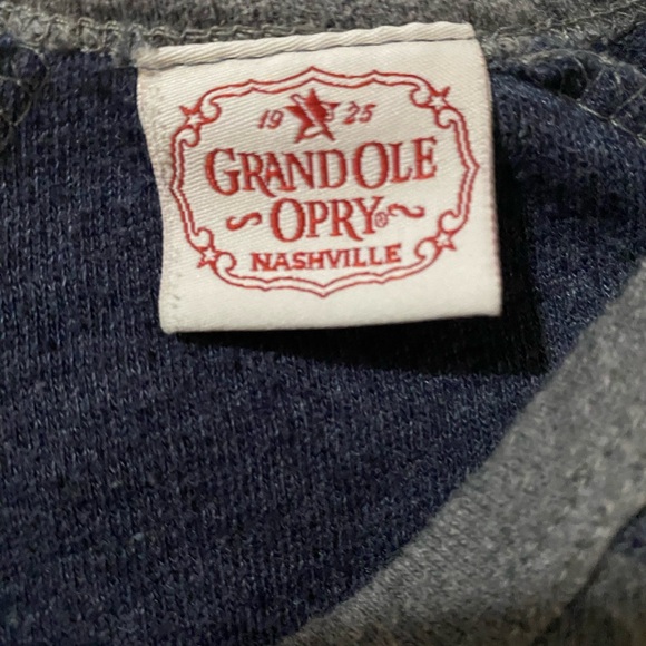 Grand Ol Opry baseball style long sleeve raglan. - Picture 2 of 4